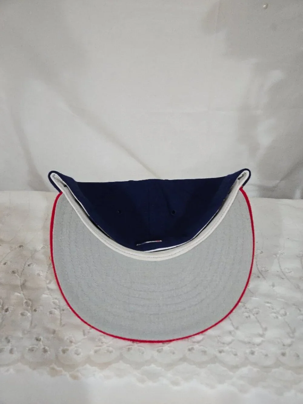 🧢 Vintage Chicago Cubs New Era 59FIFTY Fitted Hat Size 6 7/8 Grey Underbrim